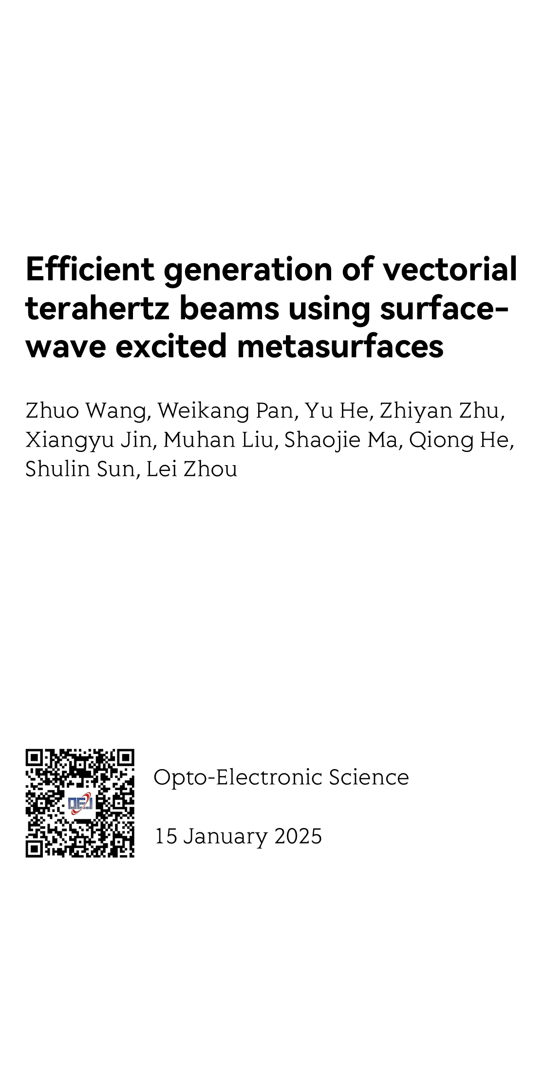 Opto-Electronic Science_1