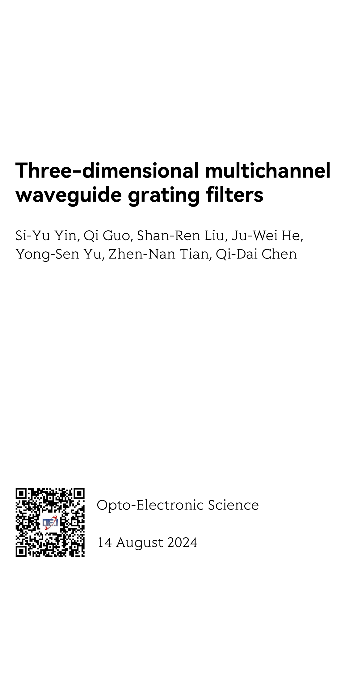 Opto-Electronic Science_1