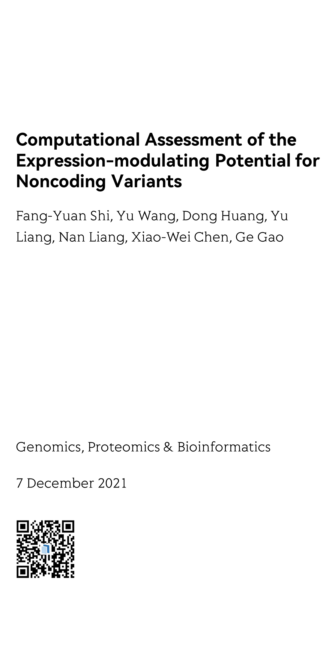 Genomics, Proteomics & Bioinformatics_1